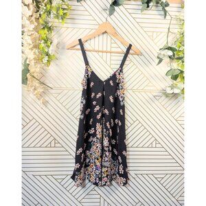 Zara Basic Women's Floral Slip Dress Sleeveless Flowy Boho Summer Size XS